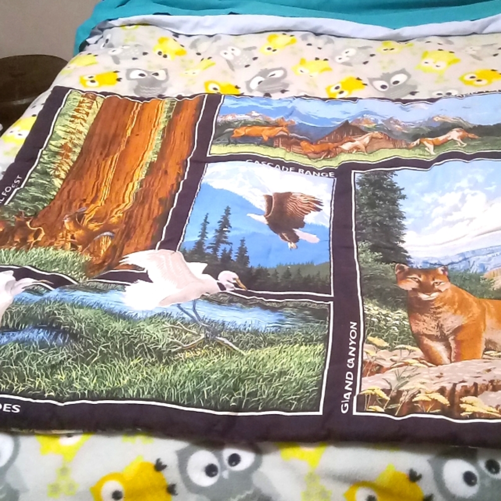Lap comforter.